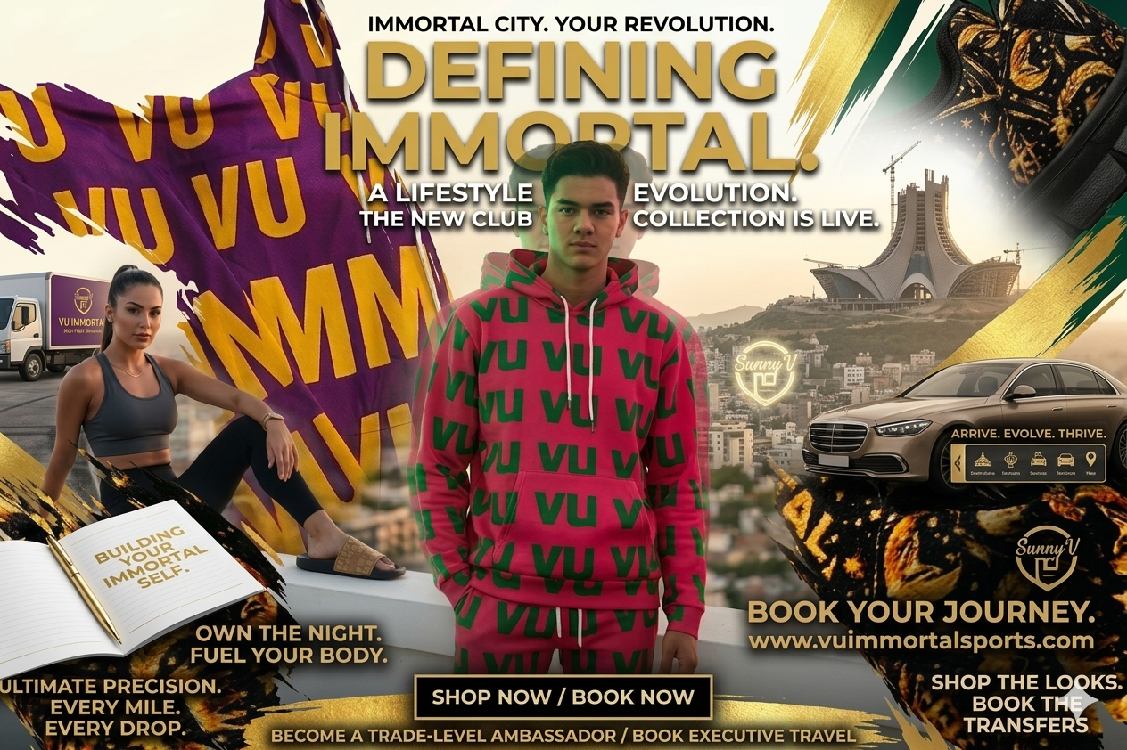 VU immortal sports apparel and nutrition