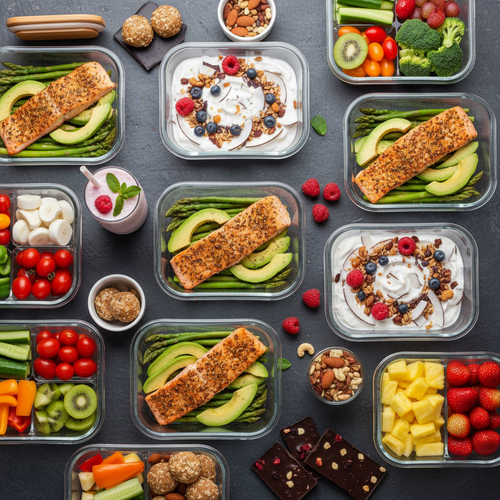 Dairy Free Lifestyle Change Plan - Food Flat-lay