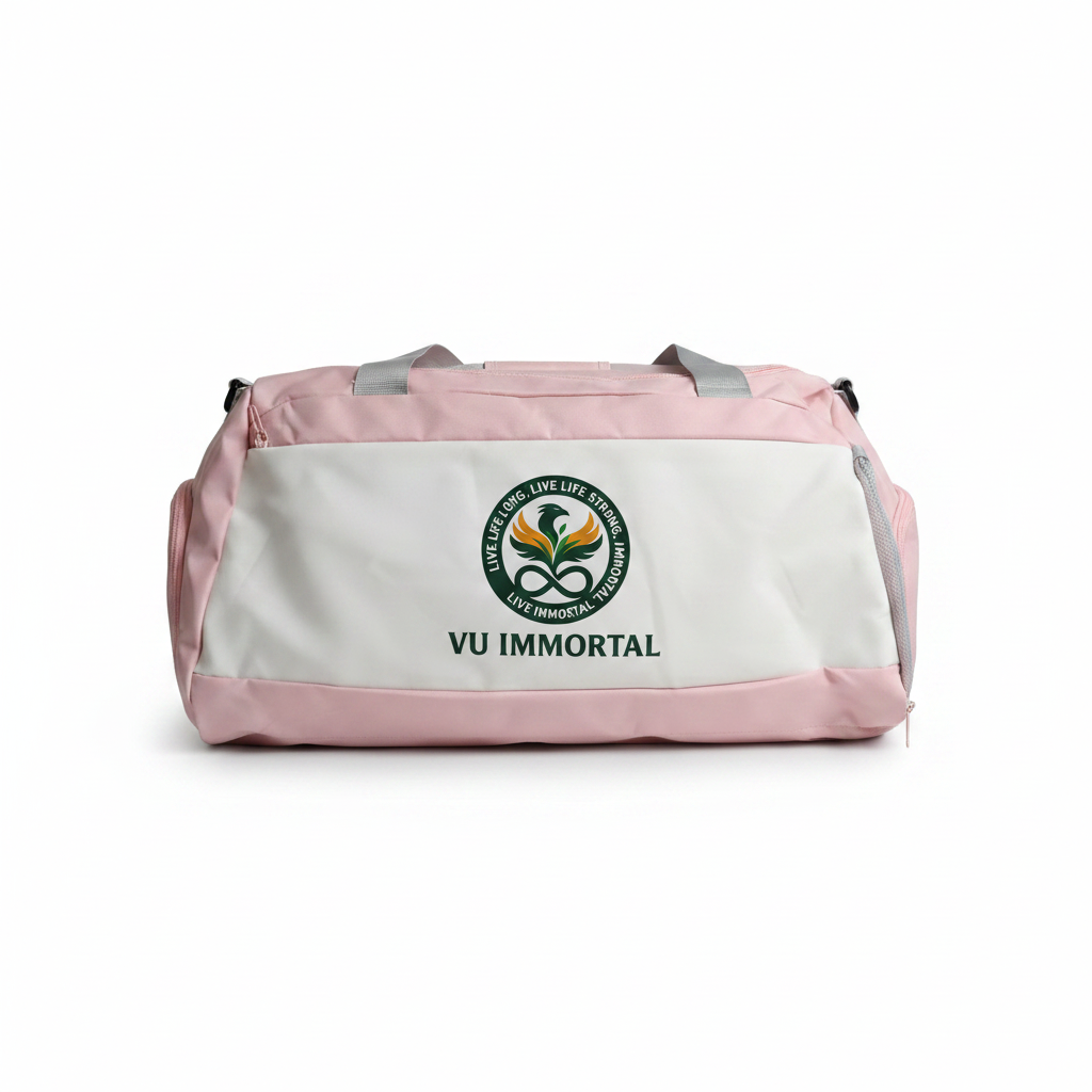 VU Immortal Gym Bag - clean logo angle