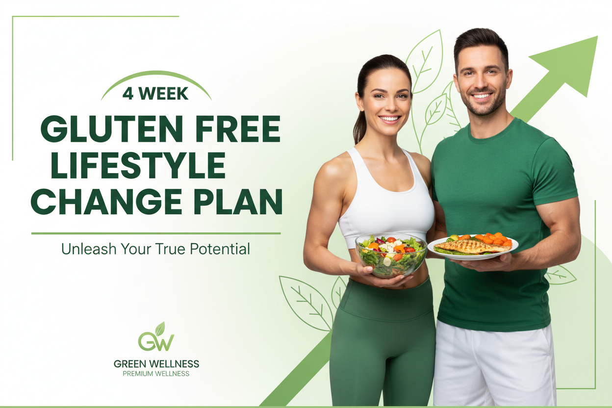 Gluten Free Lifestyle Change Plan - Motivational Graphic