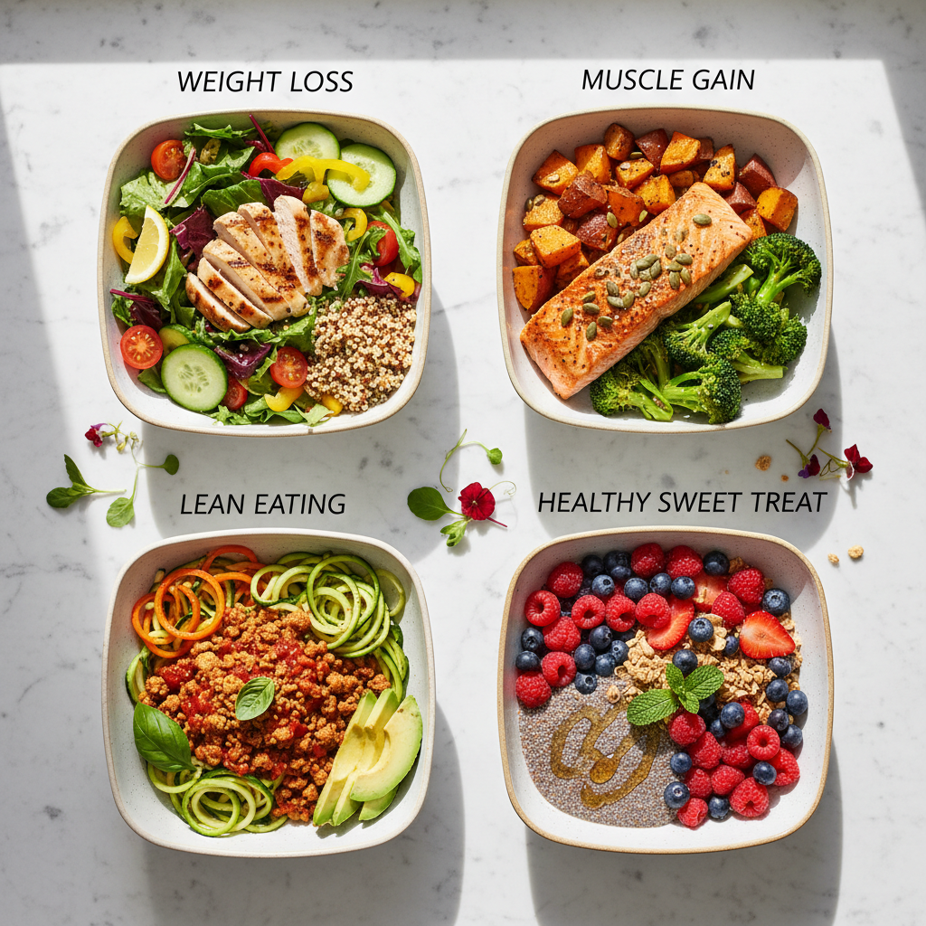 VU Immortal Recipe Guide - Healthy Food Flat-lay