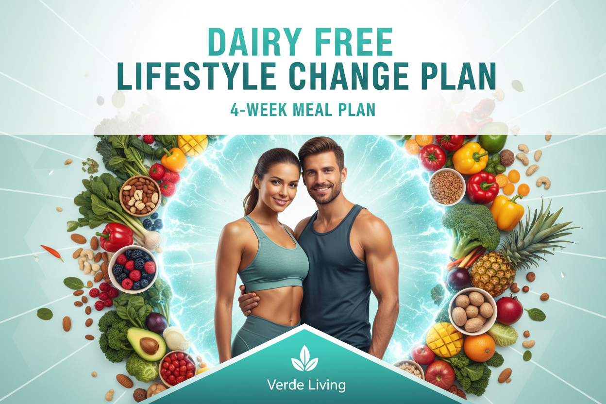 Dairy Free Lifestyle Change Plan - Motivational Graphic