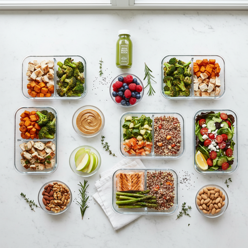 Lean Lifestyle - Food Flat-lay