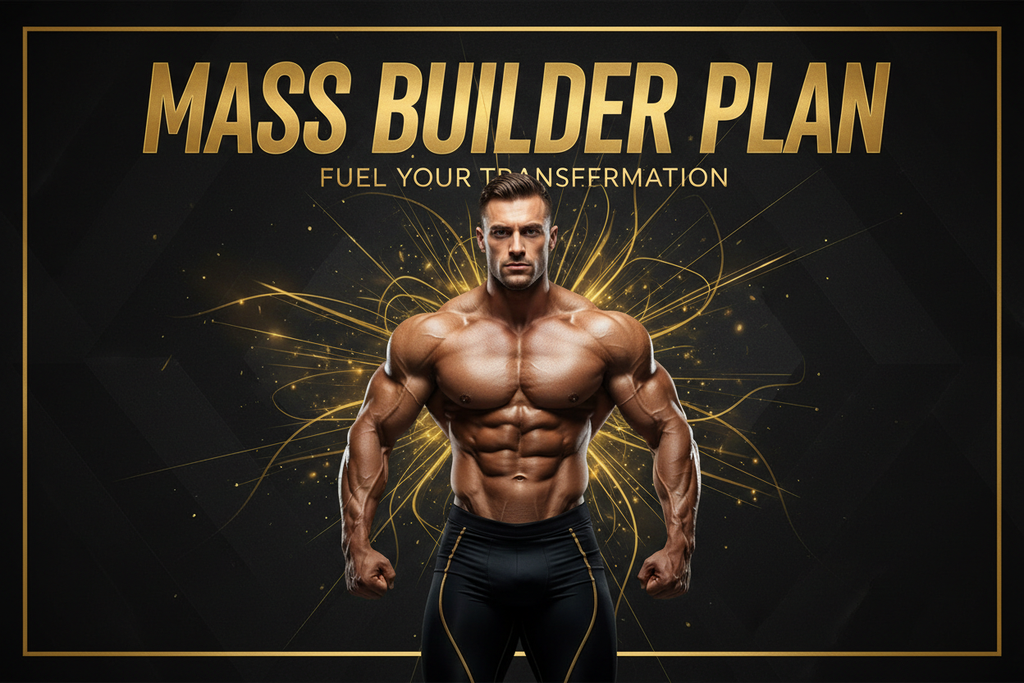 Mass Builder Plan - Motivational Graphic