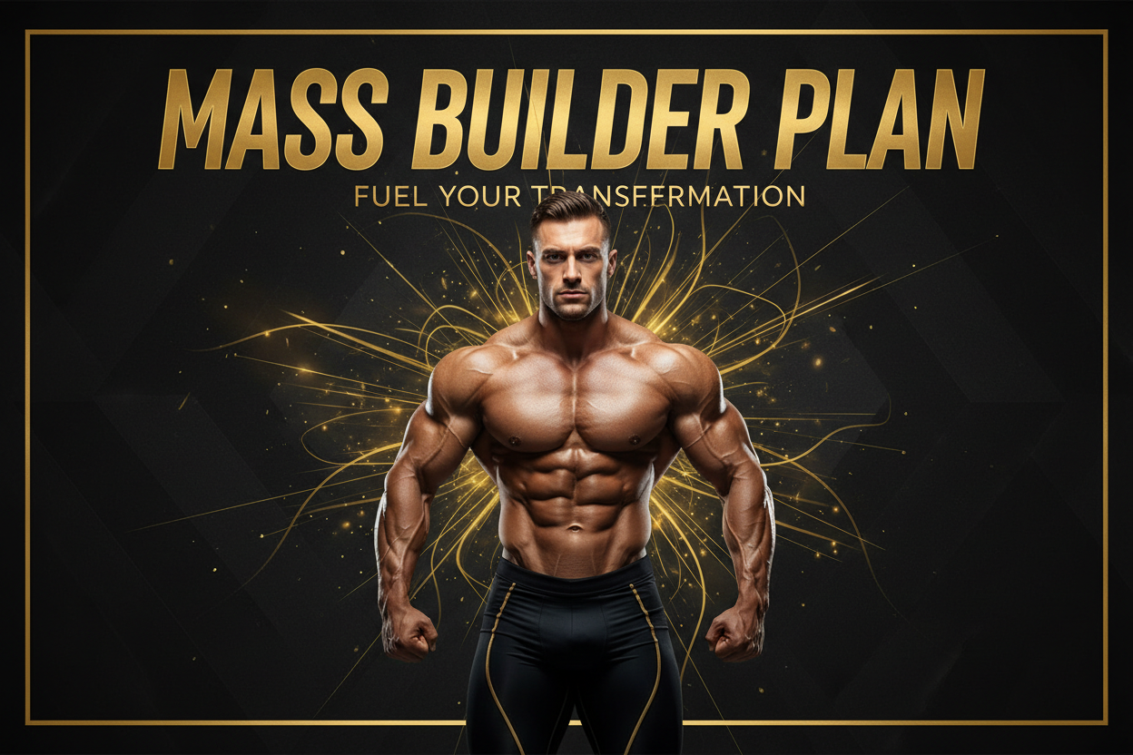 Mass Builder Plan - Motivational Graphic