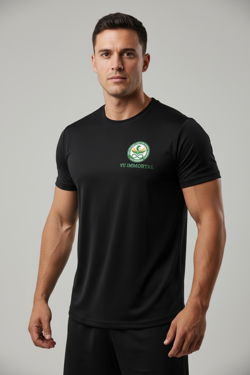 VU Immortal Black Tee - Model