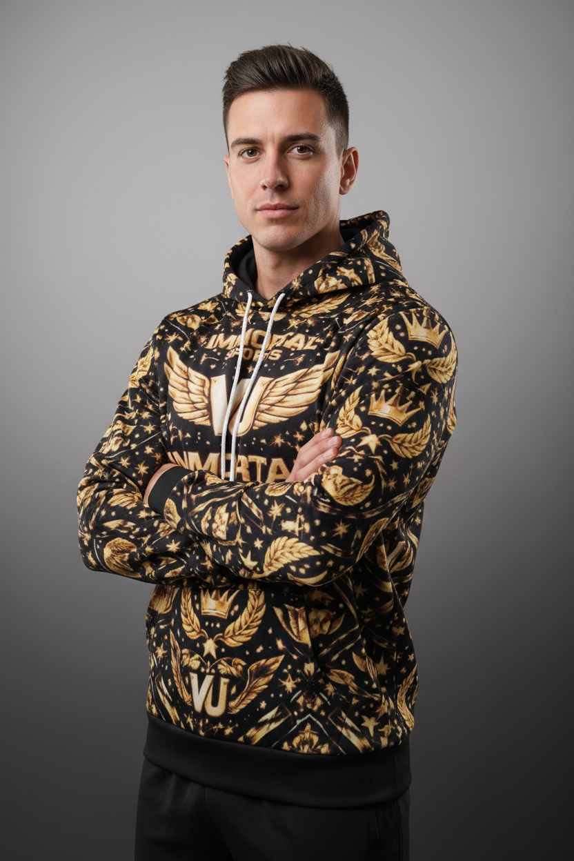 VU Immortal Sports Hoodie on Model